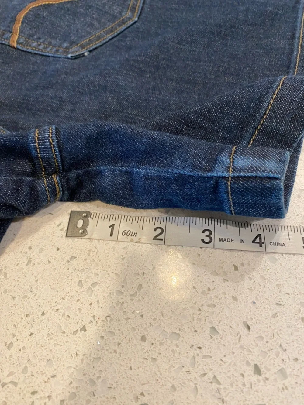 Levi's 515 Denim Shorts size 16 cowboy western festival Y2K